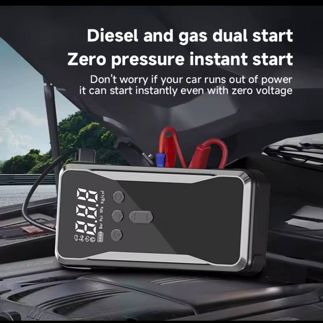 Phantom Portable Jump Starter & Air Compressor