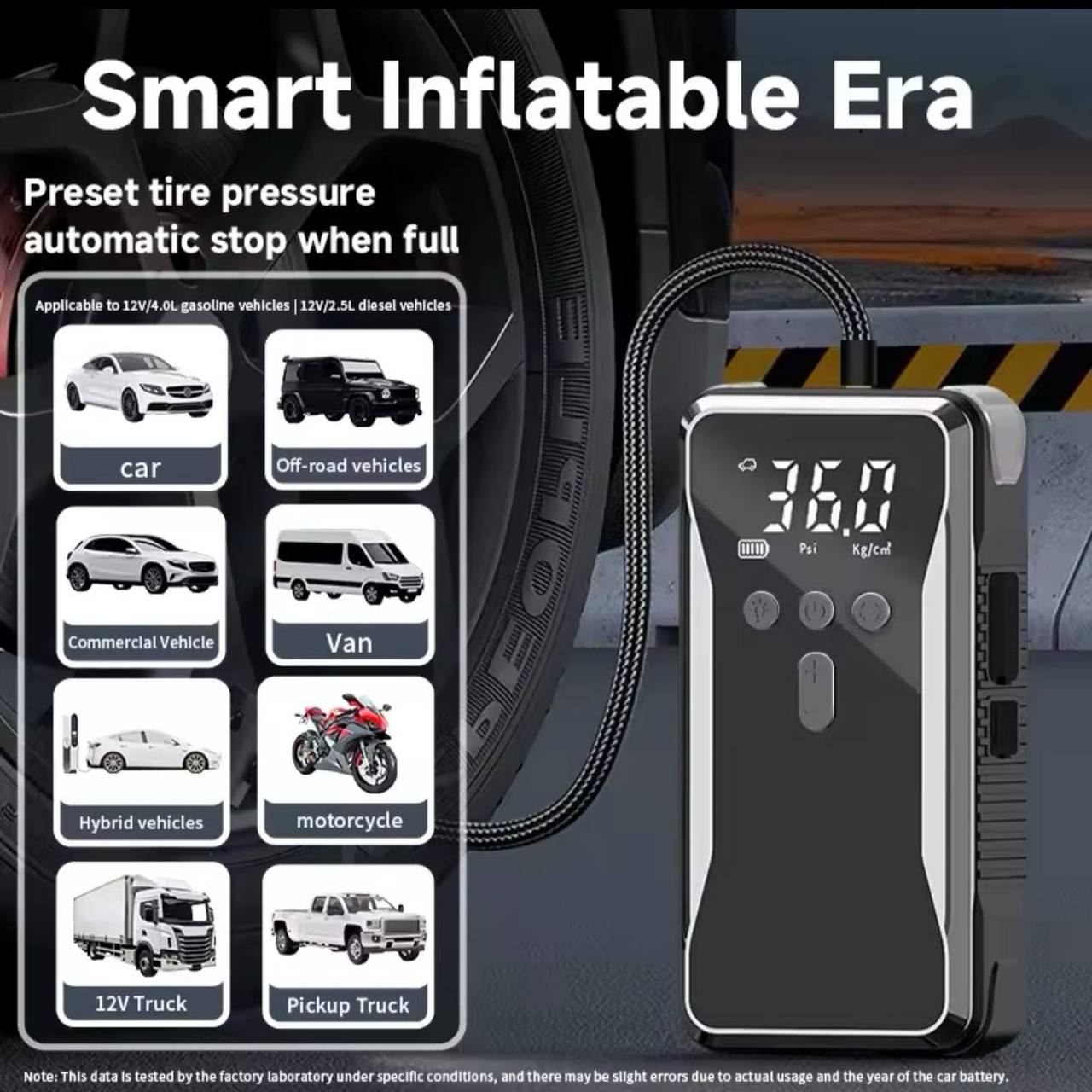 Phantom Portable Jump Starter & Air Compressor